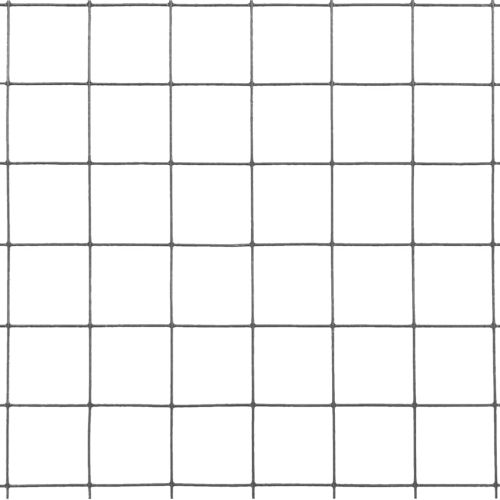 Кокошкарска мрежа, стомана с PVC покритие, 10x1 м, сива