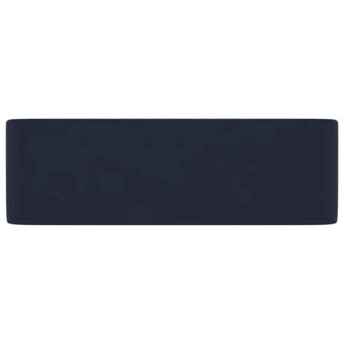 Луксозна мивка, матово тъмносиня, 41x30x12 см, керамика