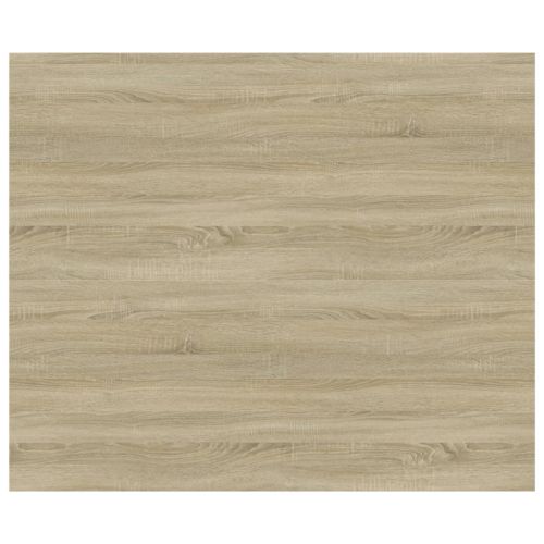 Рафтове за етажерка, 8 бр, дъб сонома, 60x50x1,5 см, ПДЧ