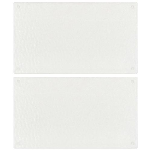 Дъски за рязане 2 бр шарка прозрачни балончета закалено стъкло