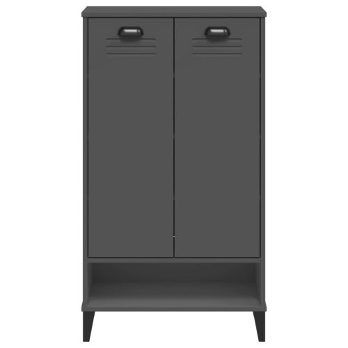 Шкаф за обувки VIKEN, антрацитно сив, инженерно дърво