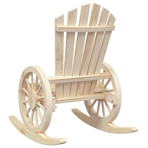 Градински лаундж комплект, 3 части, масивно чамово дърво