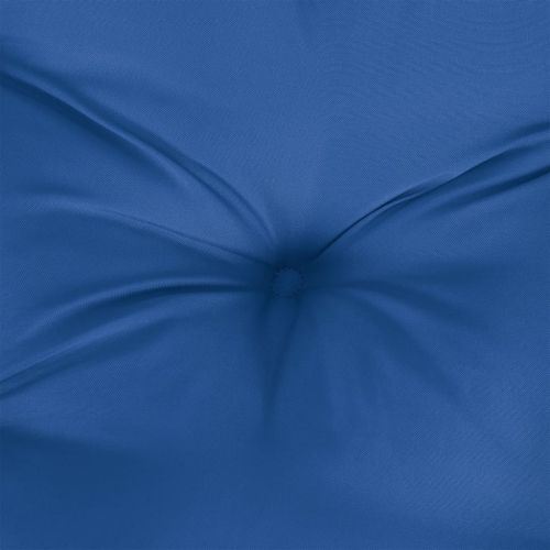 Възглавници за столове 4 бр сини 40x40x7 см Оксфорд плат