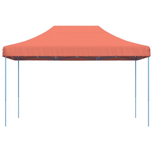 Сгъваема парти шатра, pop-up, теракота, 440x292x315 см