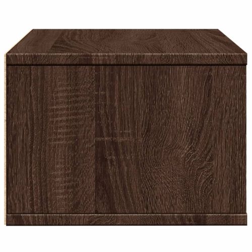 Стойка за принтер, кафяв дъб, 40x32x22,5 см, инженерно дърво