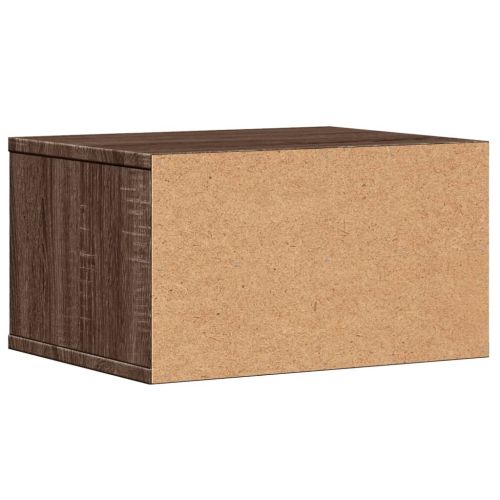 Стойка за принтер, кафяв дъб, 40x32x22,5 см, инженерно дърво