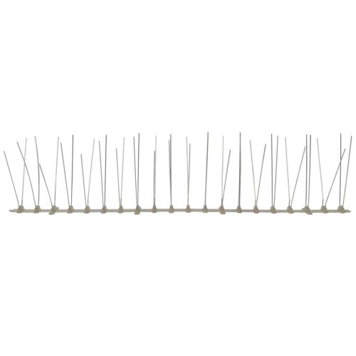 4-редови пластмасови шипове срещу птици и гълъби, 6 бр, 3 м