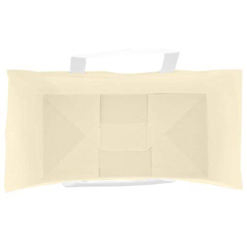 Хартиени торбички 250 бр с дръжки жълти 32x17x25 см