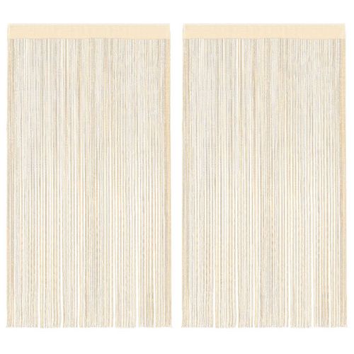 Пердета ресни, 2 бр, 100x250 см, кремави