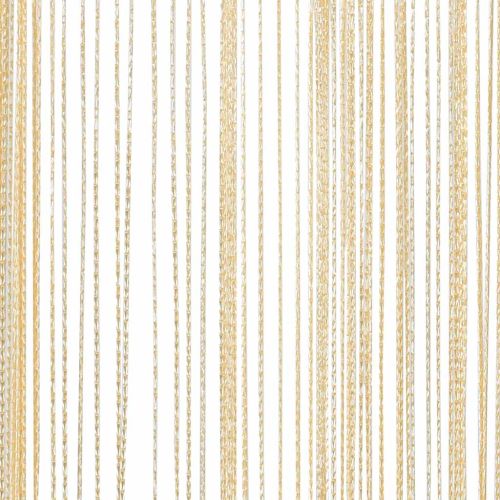 Пердета ресни, 2 бр, 100x250 см, кремави