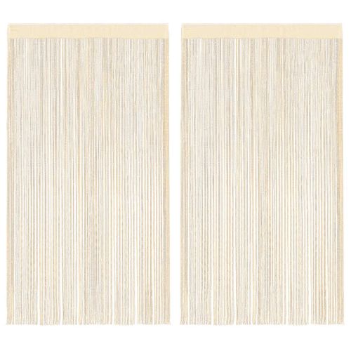 Пердета ресни, 2 бр, 140x250 см, кремави