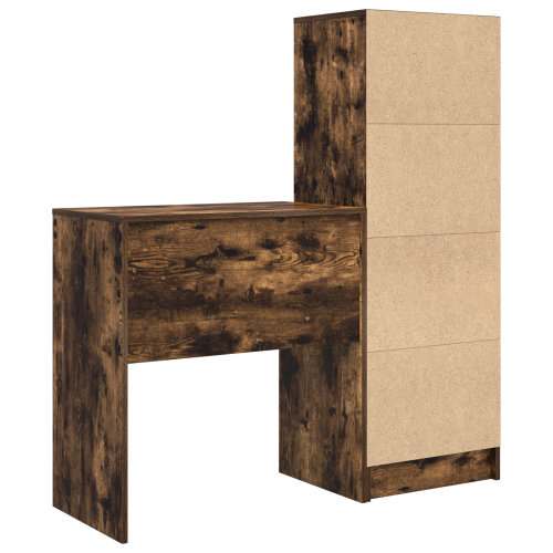 Бюро с чекмедже с рафт със съхранение 2 pcs Димян дъб