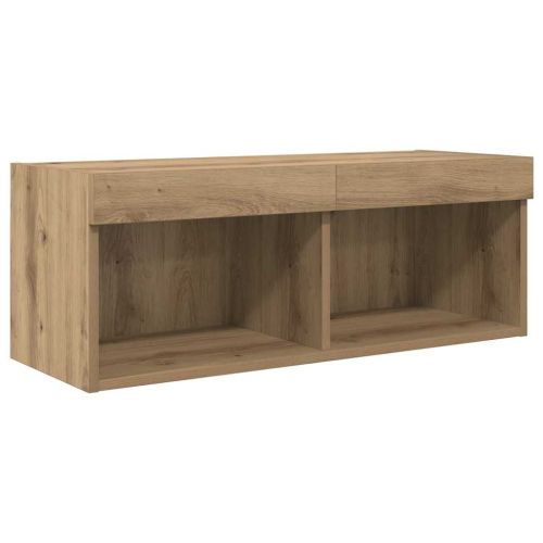 Стойки за телевизор 4 pcs Дъб Инженерно дърво
