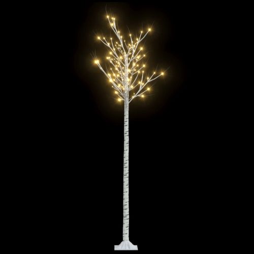 Коледно дърво 220 LED 2,2 м топло бяло върба за закрито/открито