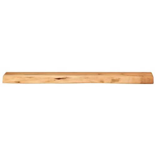 Стенни рафтове, 2 бр, 80x20x3,5 см, акациево дърво масив