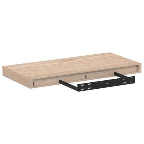 Рафтове за стена, 4 бр, 50x23,5x4 см, инженерна дървесина