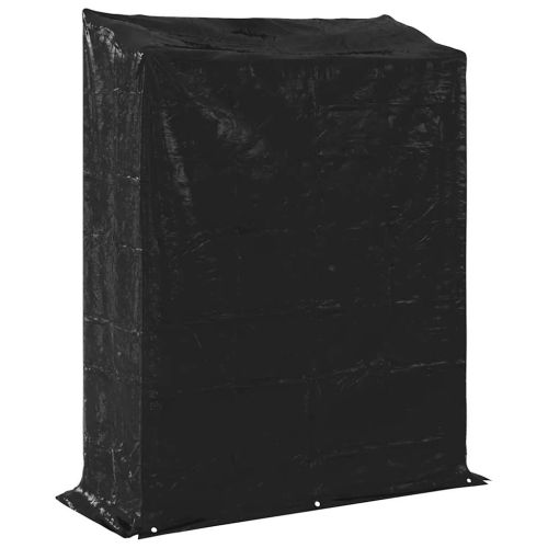 vidaxL Стойка за дърва за огрев с дъждобран, 150x60x200 см