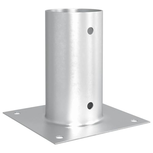 Кръгъл наземен анкер 12 pcs Сребристо 15 x 15 x 15 см Метал