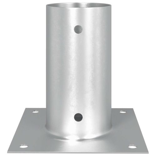 Кръгъл наземен анкер 12 pcs Сребристо 15 x 15 x 15 см Метал