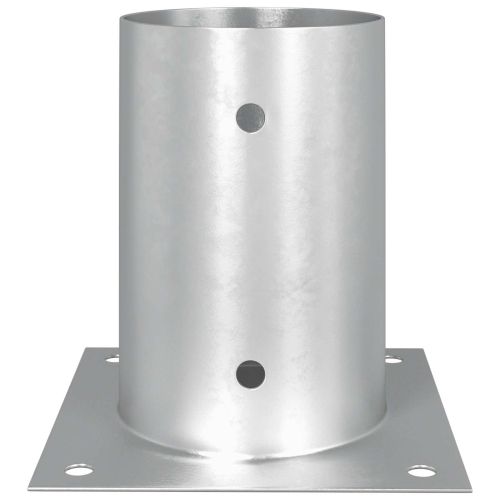 Кръгъл наземен анкер 12 pcs Сребристо 15 x 15 x 15 см Метал