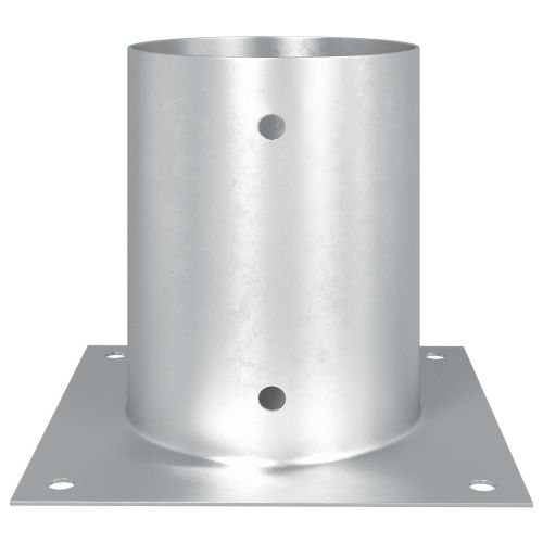 Кръгъл наземен анкер 12 pcs Сребристо 18 x 18 x 15 см Метал