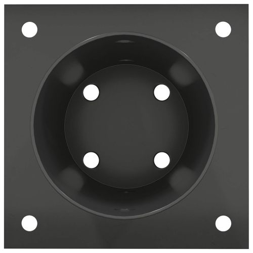 Кръгъл наземен анкер 4 pcs Антрацит 15 x 15 x 15 см Метал