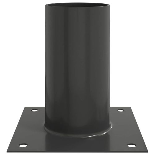 Кръгъл наземен анкер 4 pcs Антрацит 15 x 15 x 15 см Метал