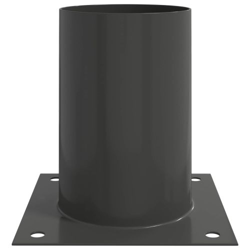 Кръгъл наземен анкер 4 pcs Антрацит 15 x 15 x 15 см Метал
