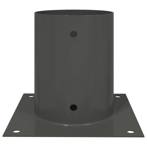 Кръгъл наземен анкер 12 pcs Антрацит 18 x 18 x 15 см Метал
