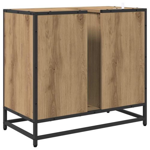 Шкаф за баня с чекмедже Дъб 65 x 33 x 60 см Инженерно дърво