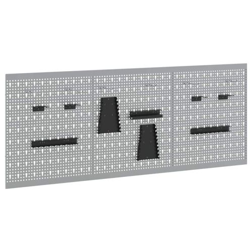 Панел за инструменти 3 pcs Сив 150 x 1 x 60 см