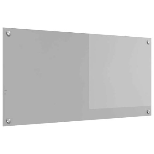 Кухненски гръб Светлосиво 100 x 50 cm закалено стъкло