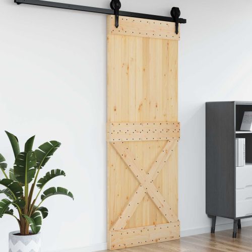 Врата NARVIK Естествен 90 x 210 cm Солидна борова дървесина