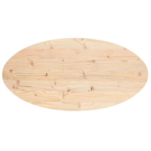 Плот за маса 90x45x2,5 см, масивна дървесина, бор, овален