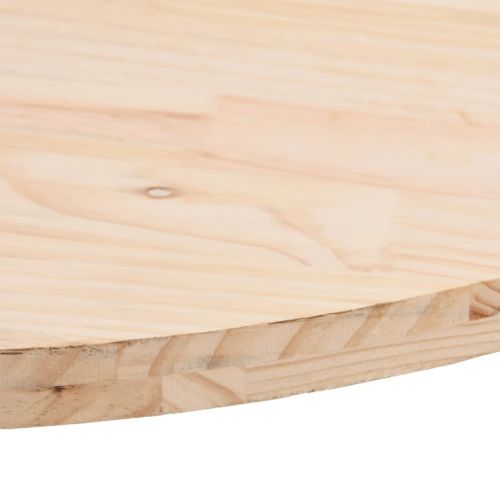 Плот за маса 90x45x2,5 см, масивна дървесина, бор, овален