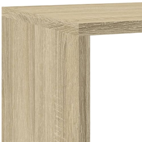Разделител за стая / библиотека 4 нива 143,5x29x143,5 см