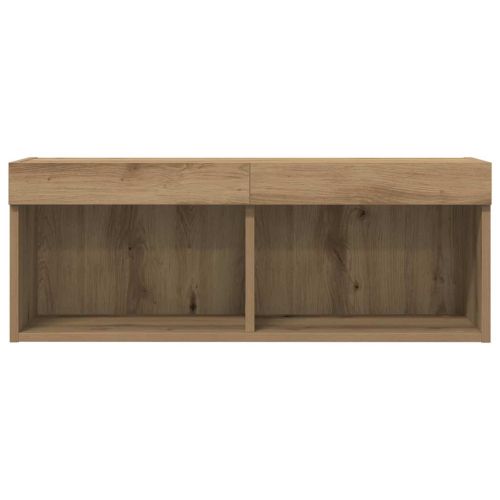Комплект ТВ шкаф 2 pcs Дъб 80 x 30 x 30 см Инженерно дърво