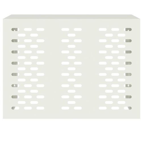 Покритие за климатик Бяло 110 x 50 x 80 cm Стомана