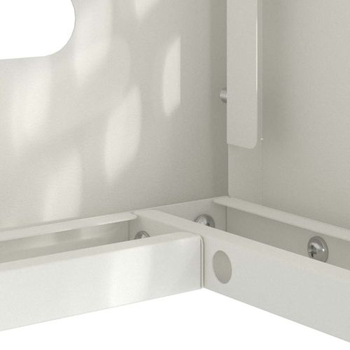 Покритие за климатик Бяло 110 x 50 x 80 cm Стомана