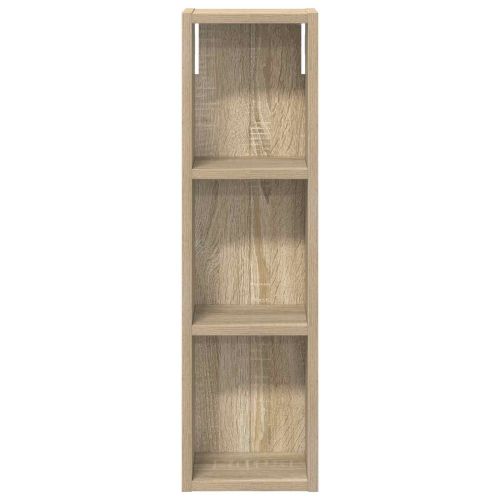 Банен стенен шкаф с рафт Сонома дъб 20 x 14 x 70 см