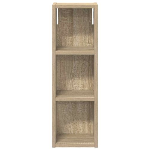 Банен стенен шкаф с рафт Сонома дъб 20 x 16 x 62,5 см