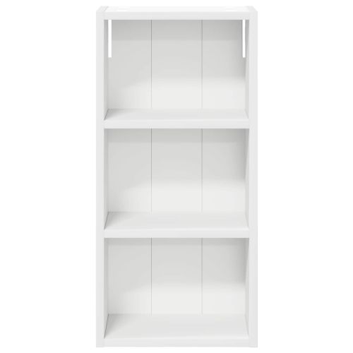 Банен стенен шкаф с рафт със съхранение Бял 30 x 16 x 62,5 см