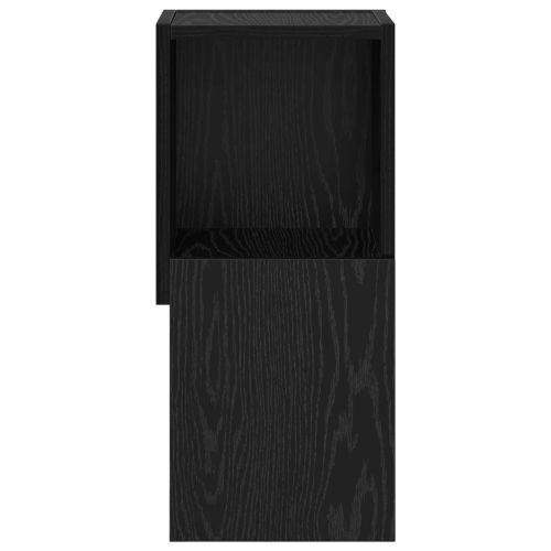 Ъглов шкаф Черния дъб 25,5x25x55см Инженерно дърво