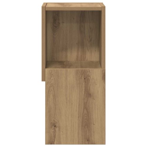 Ъглов шкаф Дъб 25,5x25x55см Инженерно дърво