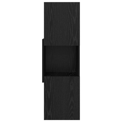 Ъглов шкаф Черния дъб 30,5x30x95см Инженерно дърво