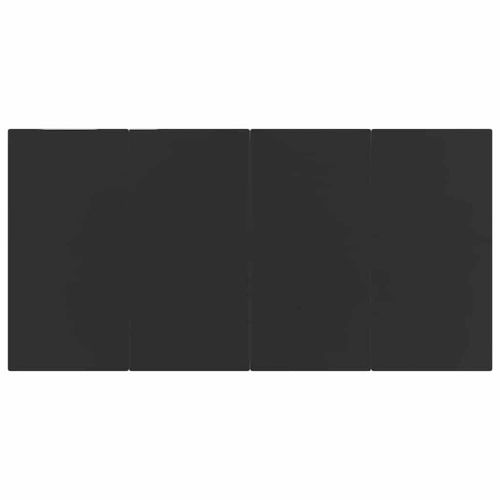 Градински трапезен комплект, 5 части, черен