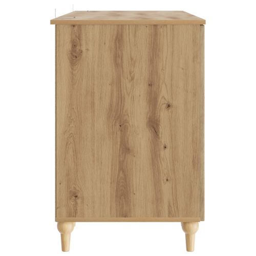 Бюро с рафт Дъб артизан 142,5 x 50 x 75 см Инженерна дървесина
