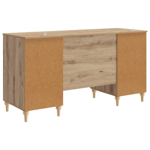 Бюро с рафт Дъб артизан 142,5 x 50 x 75 см Инженерна дървесина