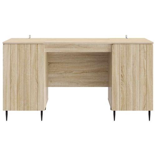 Бюро с рафт Дъб сонома 142,5 x 50 x 75 см Инженерна дървесина