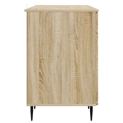 Бюро с рафт Дъб сонома 142,5 x 50 x 75 см Инженерна дървесина